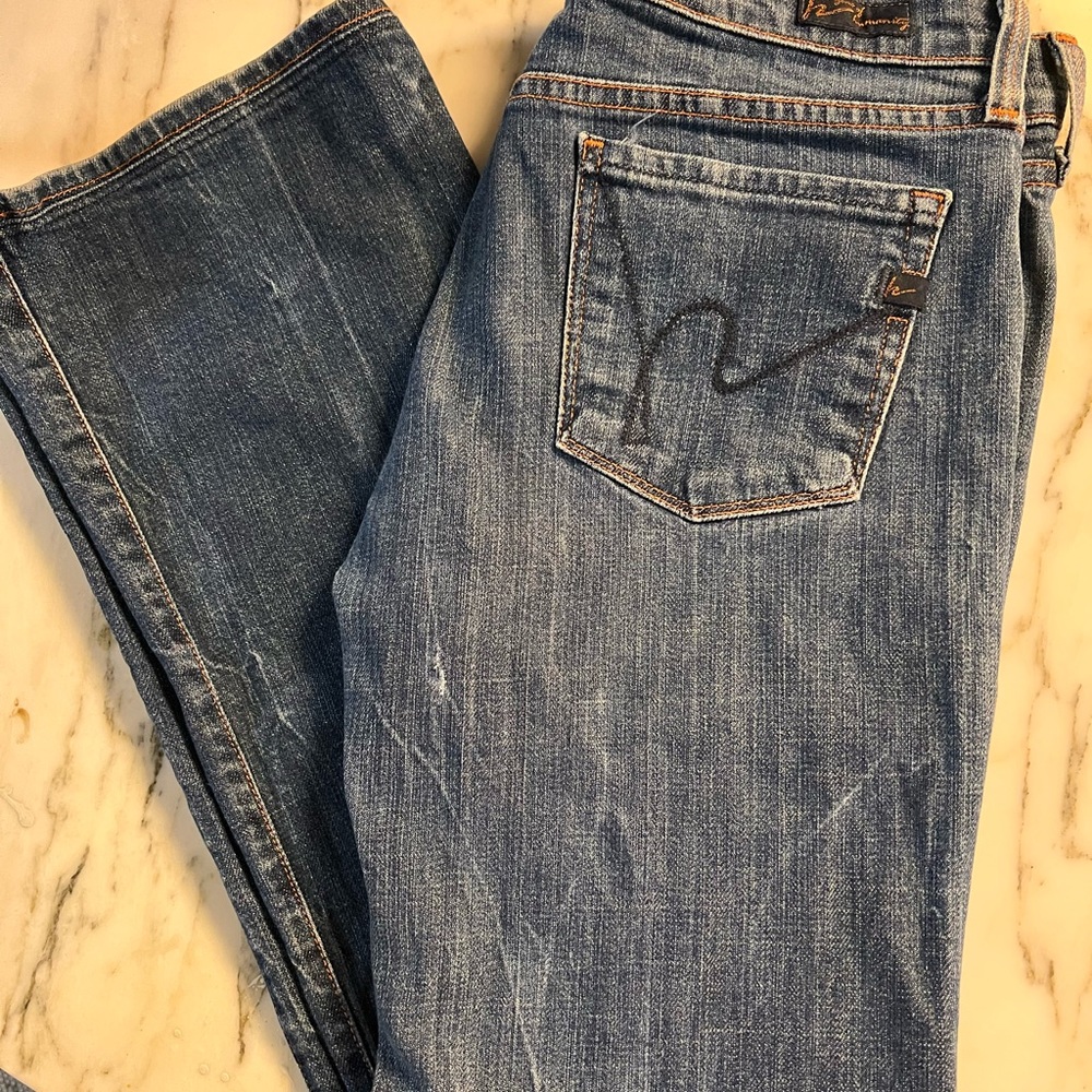 Citizens of Humanity Jeans, slightly flared bottom, low rise,